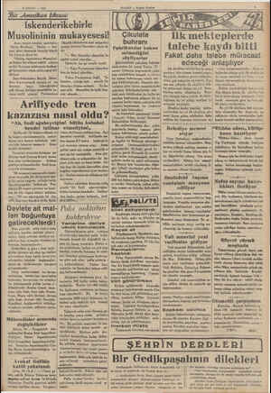    11) EYLOL — 1985 Bir Ametikan fıkrası: İskenderikebirle Musolininin mukayesesi! Amerikanın meşhur gazetecisi “Artur...