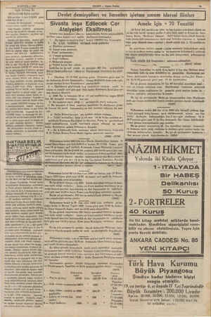      14 EYLUL — 1935 HABER — Akşam Postam .» p Açık Artırma İle © | yi FEVKALADE EŞYA SATIŞI l . e... Devlet demiryolları ve