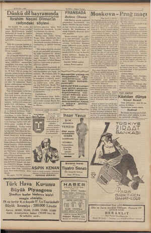    27 EYLUL — 1935 NABER — Akşam Postası Dünkü dil bayramında Ibrahim Necmi Dilmen'in radyodaki söylevi Dil bayramı dün yurdun