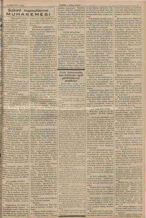  10 SONKANUN — 1936 : (Baş tarafı 1 incide) içeri girmişlerdir. Suçluların! iyetleri tespit edildikten sonra) kararnamenin...