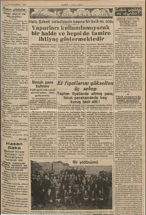  “—. 16 SONKÂNUN — 1936 Beri, görüşüm : Peer Gynt ve Musolini İ G Dün, Saray sinemasında Peer! Yat filmini seyrettim......