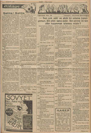  11 ŞURAT — 1994 Sahte! Sahte M8) Parkın tenha bir köşesinde bir Niraya büzülmüş oturuyordu. Yaş- Vi gözleri bir noktaya...