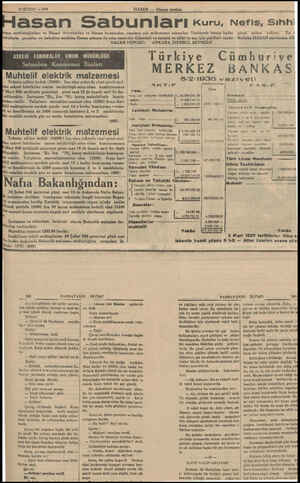   İAŞUBAT — 1986 HABER — asan | Sabunları Kuru, Nefis, Sıhhi âsan zeytinyağından ve Hasan 'triyatından ve Hasan kreminden...