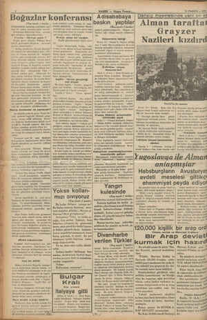    Boğazlar konferansı (Baş tarafı 1 incide) | lacak teklifleri tetkik etmeğe ve harp HABER — / Postaöti, 10 TEMMUZ — 1935...