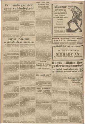  | | | Fransada grevler HABER — Aksam Postası 15 EYLÜL — 1936 gene vahimleşiyor Lille, 4 (A.A.) — Başvekil Leon| sini rilen