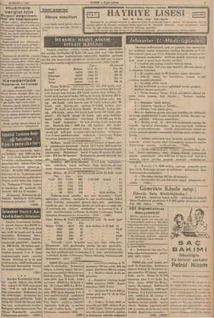    23 EYLÜL — 1936 Bugün değirmen- iler de toplanıyor İktisat vekâleti, sanayicilerimizden, Yeki muamele vergisinin ne yolda