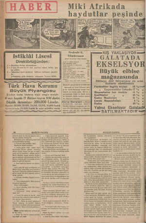      k Miki Afrikada haydutlar peşinde; 7 BEN DE NE Wi YAMAN PoLis li YAFİYESİ ZE İNDİRE LL İMİŞİM...? BİLSEM... Profesör K.