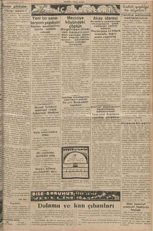  16 Birnciteşrin — 1936 Vergi azdır! Bunu söylemeğe kim cesaret eder? ilhassa düşünün: Bir gazeteci! P*TEİ azdır!,, diyor....