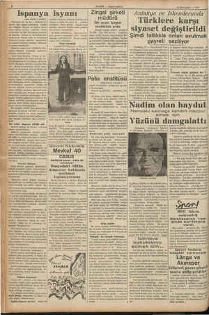    24 'İkinciteşrin —-1936 Zingal şirketi | Antakya ve Iskenderunda çağ Türklere karşı r sene hapse siyaset değiştirildi...