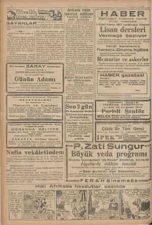     BAYAN AR Gazetemize, “Uüzellik doktoru, &ğresi hı; se hakiki veya müstear adlarmızla sora cağınz suallerin cevaplarını bu