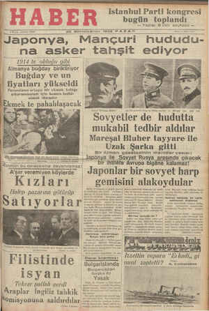    $ Kuruş - Teleton: 23872 20 'Birincikânun 19 1936 F Pp Istanbul Parti kongresi — Yazısı bugün toplandı 6 ıncı sayfada — e