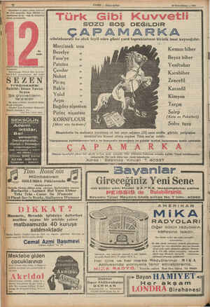    İ 77 HABER — Akşam posta 25 Birincikinun — 1936 ? — — —— İn —— i Bayanlara en güzel yılbaşı hediyesi bir kürk mantodur....