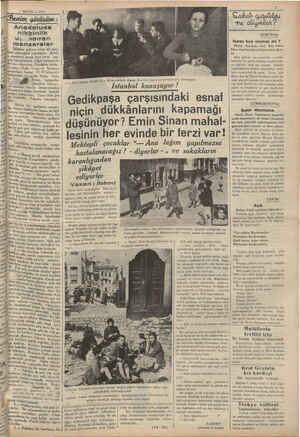  ay mem 5 MAYIS — 1937 m mmm m “Benim görüşüm : a a a m Anadoluda nikbiniik | uş adıran manzaralar gf İlkbahar gelince uzun