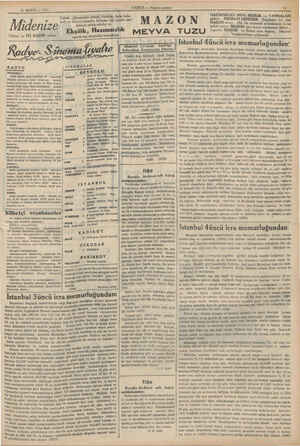     21 MAYIS — 1937 — Akşam postası * ratlı ve biberli yiyenler, bilhassa içki içenler mi- Z, N giderir. bile. DEFEDER,...
