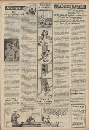    30 MAYIS — 1937 “Kamping, İkisi'de sporcuydular. Ama, anti. | ka sporcu! Kübik, fütürist sporcular. dan. Başlarında kavak