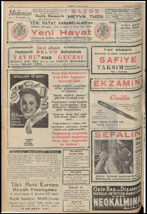    d —e lemeğirin v an n TT eerş Hnamtim v — HABER — Aksam postası 9ACUSTO>-—-1“/7 Çabuk, çiğnemeden yemek yiyenler, fazla...