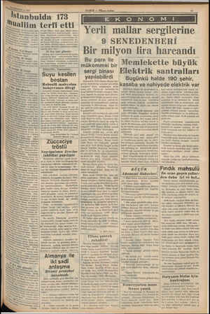  08 — 1937 Stanbulda 173 luallim Nııı.;.,,:::_ İse ve muallim mek Ve ze, 00 kişinin terfi lla. Büğlaraşı ATİF vözâletine göde