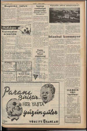  Öüzem 21 EYLÖL — 19387 Ğugünku TANBUL: , ' Plkkia dana müsikiri, 19.v0 konferans | HöNü halkevi sosyal dim gübesi na Dr....