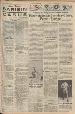    İ x "%—1937 Altın Tolgalı SAR ISIN TT CASUS Hatıralarını anlalan: Mart Rişar Fransazın en meşhur kadın casusu "'—'-ıhıuıı.ı