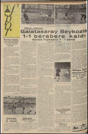  Yazması benden- | —a Eski federasyoncula- rıumızdan istitade etmeliyiz Bütün azalarının Ankı bu tmasını istiyen Türk spor...