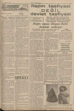    19 MART — 1938 ÜABERİN Tat! TEFREKASI: 2 X İm sultan gu anda destekle- zn bir ahşap ev cumbası gibi bire çöküvermiş, derin