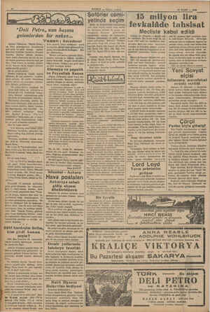    “Deli Petro,, nun başına gelenlerden bir nebze... Aleksel Tolstoy'un “Büyük Petro,- 'Gu Ulus arkadaşımıızm - sütunlarında