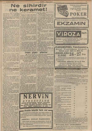    23 NİSAN — 1938 Ne sihirdir nme keramet! Başlarafı 11 incide taryan bir kaç kelime mırıldandıktan Bonra ertesi gün tekrar