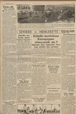    mm — 20 MAYIS — 1938 Hayata dör « Tİ Yine yenilik ÜNKÜ Kurun'da Hasan Kum. çayı, "Edebiyatta yenilik” ad- İr yazısında,...