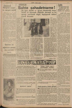    s0 MAYIS —1938 hk Belgrad tayya- re sergisi açıldı Belgrad, 2 A.) Da saat 11 de beyne! birinci Belgrad tayyare sergisinin