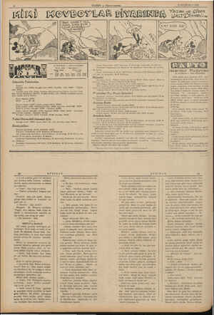      | li ; İ e ; k sü HABER — Aksam postası KOVBOYLAR DİYARINDA EVET EVDE DIR!) 23 HAZİRAN — 1938 Yazan ve Çizen YALTDisnav