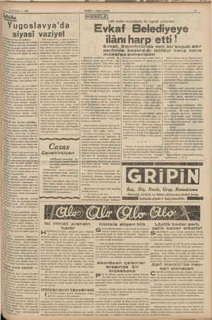  12 EYLUL — 1938 İaika < lö Tan gazetesinden: KÖY Hırvat partisi lideri Viatko birleşmiş erki Bırb partilerinin yy Ğİ üç...