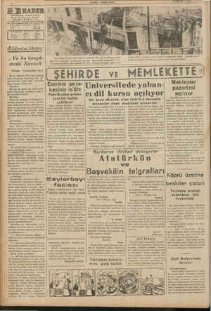    AKŞAM POSTASI Sahibi ve Neşriyat Müdürü ... ri telefonu: 23872 : 24370 : 20335 “Hâdiseler fikirler .. Ve bu hengâ- mede...