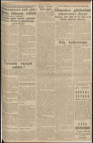  VCİKANIIN — 1938 HABER — Akyam postası 5 ————— —— âmkamsrasında müzakereisr Dümeni bozulan TT İnsanı öldürdüğü için idama...
