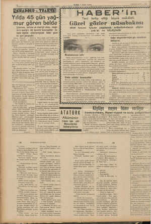  3 IKİNCİKANUN — 1889 HMABER'in Yeni tertip ettiği büyük mükâfatlı Güzel gözler müsabakası 1949 Senesi içinde yapılacak...