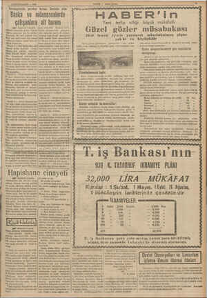    4 TKİNCİKANUN — 1939 Sermayesinin yarıdan fazlası Devletin olan | Banka ve müesseselerde çalışanlara i Dep Boştarohı 3...