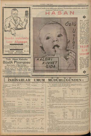  28 ŞUBAT — 1930 HABER: Akin Postan Avrupanın bayat, kurtlu çocuk gıdalarından sakınınız.! Yavrularınızın midesini abur...