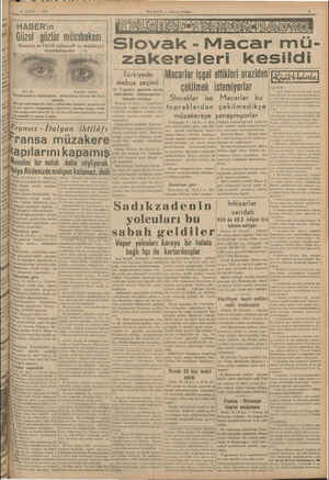  31 MART — 1939 İ HABER'in ”4 Güzel gözler müsabakası No. 90 Okuyucularımız» dağıtacağımız ç ar muhtelif ev eşyası ve saire,