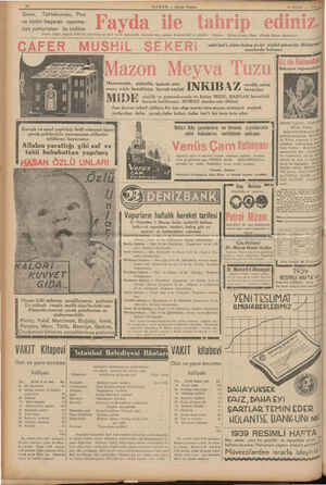              16 HABER — Akşam Postası 24 NİSAN — 19387 Sinek, Tahtakurusu, Pire : > ve bütün haşaratı uyanma” dan yumurtaları
