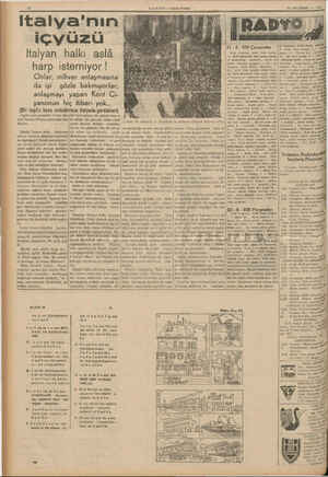   pm 10 HABER — Akşam Postası 21 HAZİRAN — 1939 Italya'nın İÇYVÜZÜ İtalyan halkı aslâ harp istemiyor | Onlar, mihver...