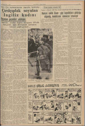  2 e AĞUSTOS — 1938 yen Çin muhasarasında, Japon Çırılçıplak soyulan İngiliz kadını Başından geçenleri anlatıyor: mm nl...
