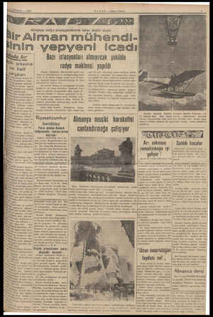  Kİ AĞUSAOS — 1939 HABER — Akşam Postası Almanya radyo propagandasına karşı tedbir alıyor dir Alman mühnendi- Jİnin yepyeni