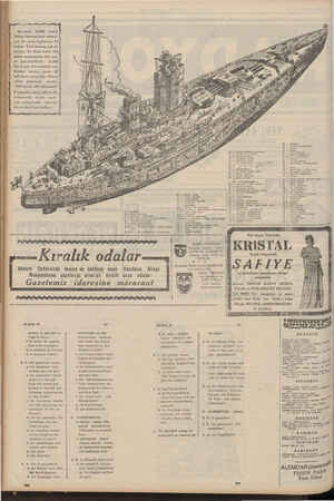  “- Yat geye, © Bu resim 35.000 tonluk Nelson kruvazörünü gösteri, # yor. Bu gemi İngiltereye soğ milyon Türk lirasına mal ol.