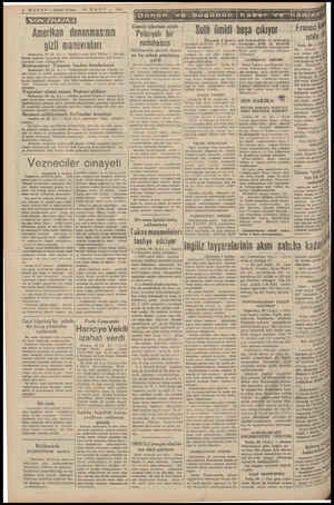  4 HABER — Akşam Postası 20 MART — 1940 KIZI) Amerikan donanmasının gizli manevraları Vaşington, 20 (A. A.) - Bahriye mazırı