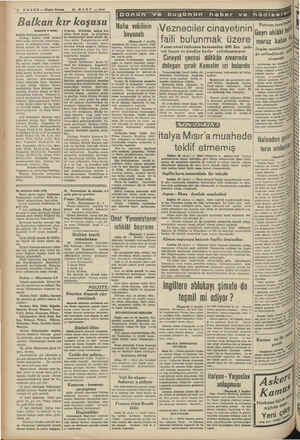  “8 HABER — Alişam Postam Balkan kır koşusu! 25 MART — 1946 (Baştarıtı 5 tnelde) Koşular bittikten sonra ber belede...