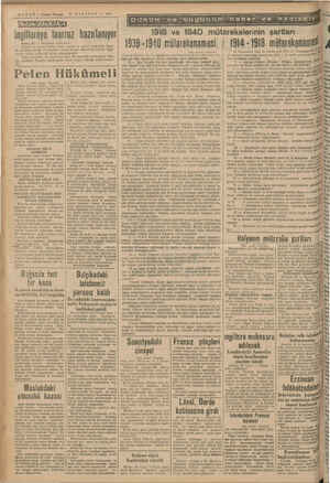    HABER — Akşam Postas 4 HAZİRAN — 1940 ingiltereye taarruz hazırlanıyor Roma, 274 — Berlinden bildiril! : Fransa ile...