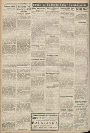  “HABER — Akşam Postas 30 BİRİNCİTEŞRİN — 1940 Vaziyetin tablili | Ekspres ve (Bas tarafı 1 melde) aunda vukubuldağunu kabal
