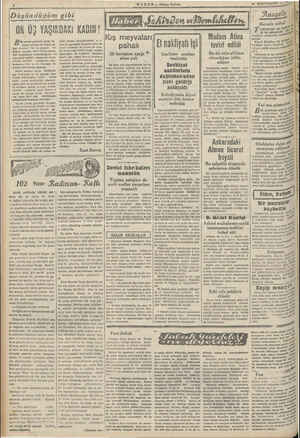    ABER — AXsam Postan 30 İKİNCİTEŞRİN — 7 Düşündüğüm gibi ON Üz YAŞIKDAKi KADIN! IR yevmi gazetede garip bir başlık altımda
