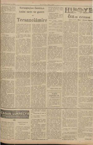    25 ŞUBAT — 1941 < z HABER — Akm postası Karaağaçtan Galataya dişeh ertesi gün Karağaç bahge sins güç etti, Tersane kasrınm