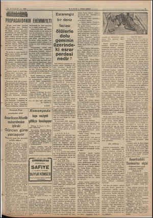  5 NISAN — vi PROPAGAKDANIN EHEMMİYETİ İMi gün evvel bizim gazetede Möyle bir haber çici: “Dahiliye Veldileti dünya...