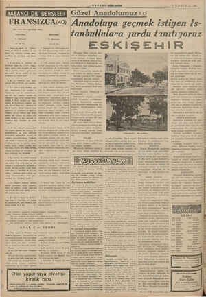    al allel pi | .. Güzel Anadolumuz : 75 2 MAYIS — 1941 FRANSIZCA Anadoluya seçmek istiyen İs- (iler hakkı Hahor gazetesine